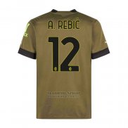 Camiseta AC Milan Jugador A.Rebic 3ª 2022-2023