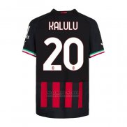 Camiseta AC Milan Jugador Kalulu 1ª 2022-2023