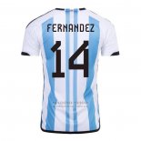 Camiseta Argentina Jugador Fernandez 1ª 2022