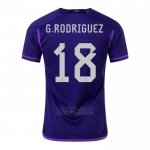 Camiseta Argentina Jugador G.Rodriguez 2ª 2022