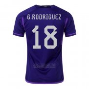 Camiseta Argentina Jugador G.Rodriguez 2ª 2022