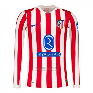Camiseta Atletico Madrid 1ª Manga Larga 2025-2026