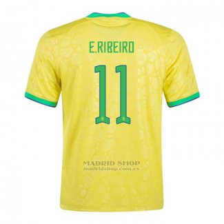 Camiseta Brasil Jugador E.Ribeiro 1ª 2022