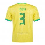 Camiseta Brasil Jugador T.Silva 1ª 2022