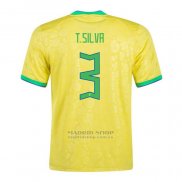 Camiseta Brasil Jugador T.Silva 1ª 2022