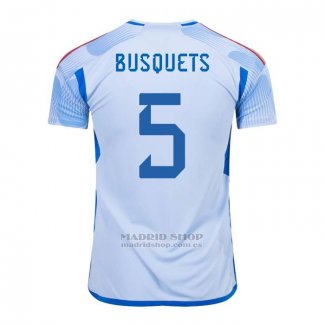 Camiseta Espana Jugador Busquets 2ª 2022