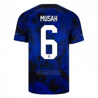 Camiseta Estados Unidos Jugador Musah 2ª 2022