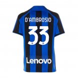 Camiseta Inter Milan Jugador D'Ambrosio 1ª 2022-2023