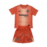 Camiseta Inter Milan Portero Nino 2025-2026 Naranja
