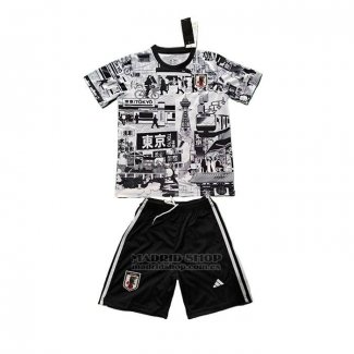 Camiseta Japon Anime Nino 2024-2025 Gris