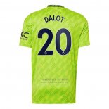 Camiseta Manchester United Jugador Dalot 3ª 2022-2023