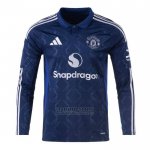 Camiseta Manchester United 2ª Manga Larga 2024-2025