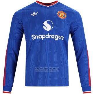 Camiseta Manchester United 2ª Manga Larga 2026-2027