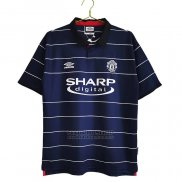 Camiseta Manchester United 2ª Retro 99-00