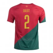Camiseta Portugal Jugador Dalot 1ª 2022