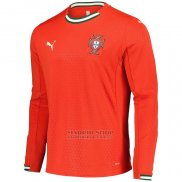 Camiseta Portugal 1ª Manga Larga 2025