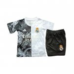 Camiseta Real Madrid Dragon Nino 2025-2026 Negro Blanco