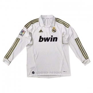 Camiseta Real Madrid 1ª Manga Larga Retro 2012