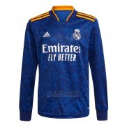 Camiseta Real Madrid 2ª Manga Larga 2021-2022