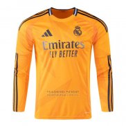 Camiseta Real Madrid 2ª Manga Larga 2024-2025