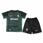 Camiseta Sporting Special Nino 2025-2026 Verde Negro