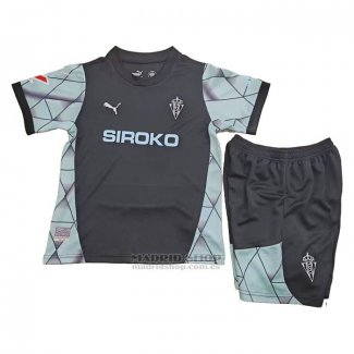 Camiseta Sporting de Gijon 2ª Nino 2024-2025