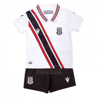 Camiseta Stoke City 2ª Nino 2022-2023 Blanco