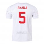 Camiseta Suiza Jugador Akanji 2ª 2022
