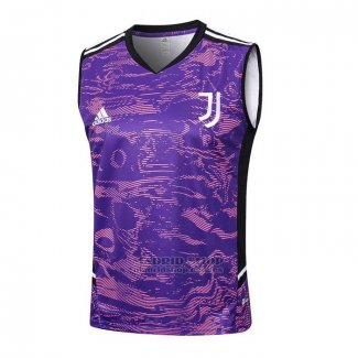 Camiseta de Entrenamiento Juventus Sin Mangas 2023-2024 Purpura