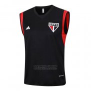 Camiseta de Entrenamiento Sao Paulo Sin Mangas 2023-2024 Negro