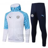 Chandal con Capucha del Manchester City 2021 Blanco