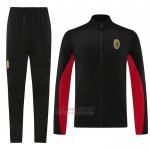 Chandal de Chaqueta del AC Milan 2024-2025 Negro