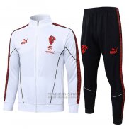 Chandal de Chaqueta del AC Milan Nino 2025-2026 Blanco