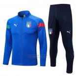 Chandal de Chaqueta del Italia 2022-2023 Azul