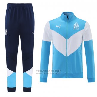 Chandal de Chaqueta del Olympique Marsella 2021-22 Azul