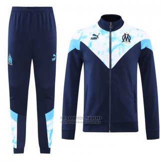 Chandal de Chaqueta del Olympique Marsella 2022-2023 Azul