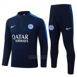 Chandal de Sudadera del Inter Milan Nino 2026-2027 Azul Oscuro