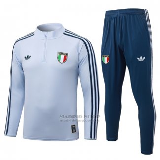 Chandal de Sudadera del Italia 2026-2027 Azul Claro