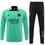 Chandal de Sudadera del Paris Saint-Germain Jordan 2022-2023 Verde