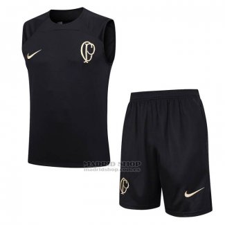 Chandal del Corinthians Sin Mangas 2023-2024 Negro