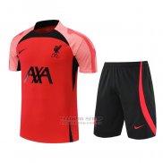 Chandal del Liverpool Manga Corta 2022-2023 Rojo - Pantalon Corto