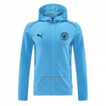 Chaqueta con Capucha del Manchester City 2024-2025 Azul