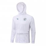 Chaqueta con Capucha del Manchester City 2021-2022 Blanco