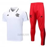 Conjunto Polo del Flamengo 2023-2024 Blanco