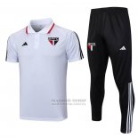 Conjunto Polo del Sao Paulo 2023-2024 Blanco