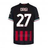 Camiseta AC Milan Jugador Origi 1ª 2022-2023
