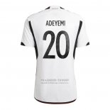 Camiseta Alemania Jugador Adeyemi 1ª 2022
