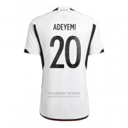 Camiseta Alemania Jugador Adeyemi 1ª 2022