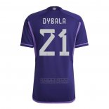 Camiseta Argentina Jugador Dybala 2ª 2022