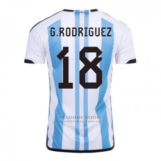 Camiseta Argentina Jugador G.Rodriguez 1ª 2022